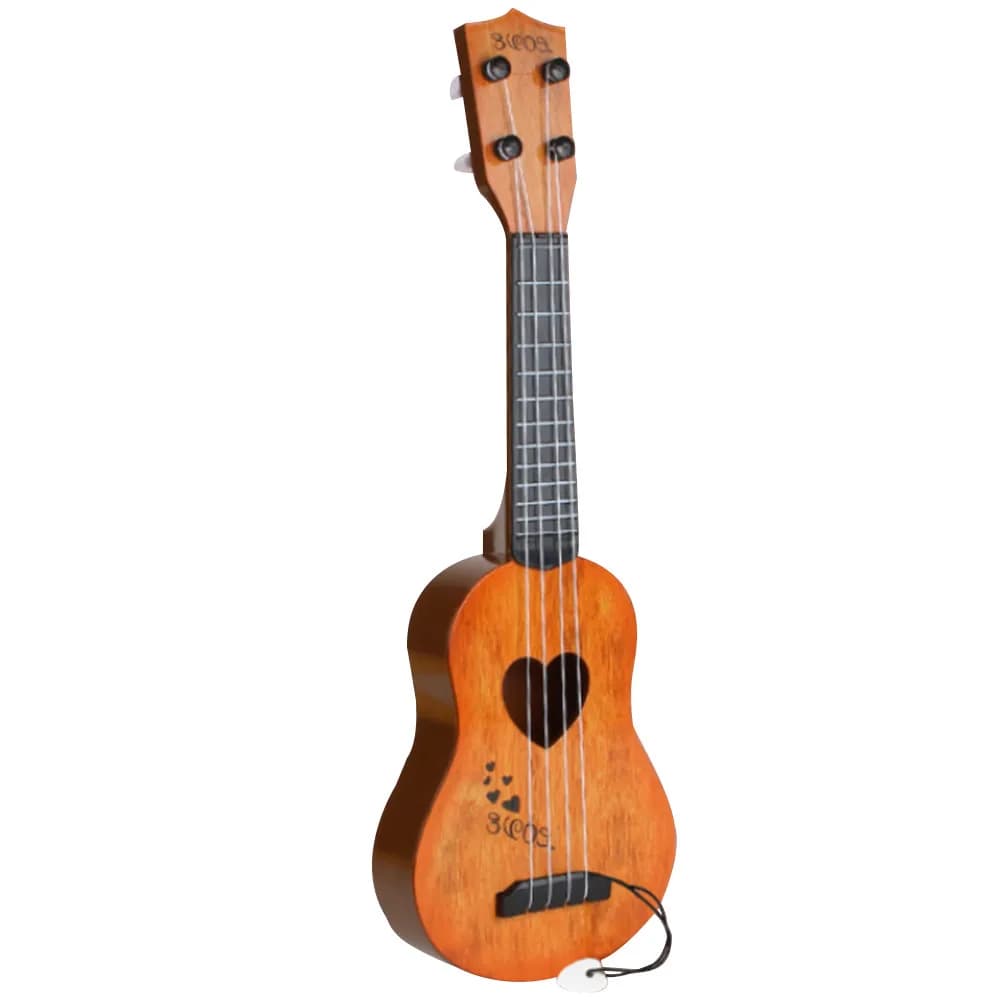 Ukulele in Plastica per Bambini, Strumento Musicale Educativo per l'Apprendimento Precoce, Chitarra Giocattolo per Bambini