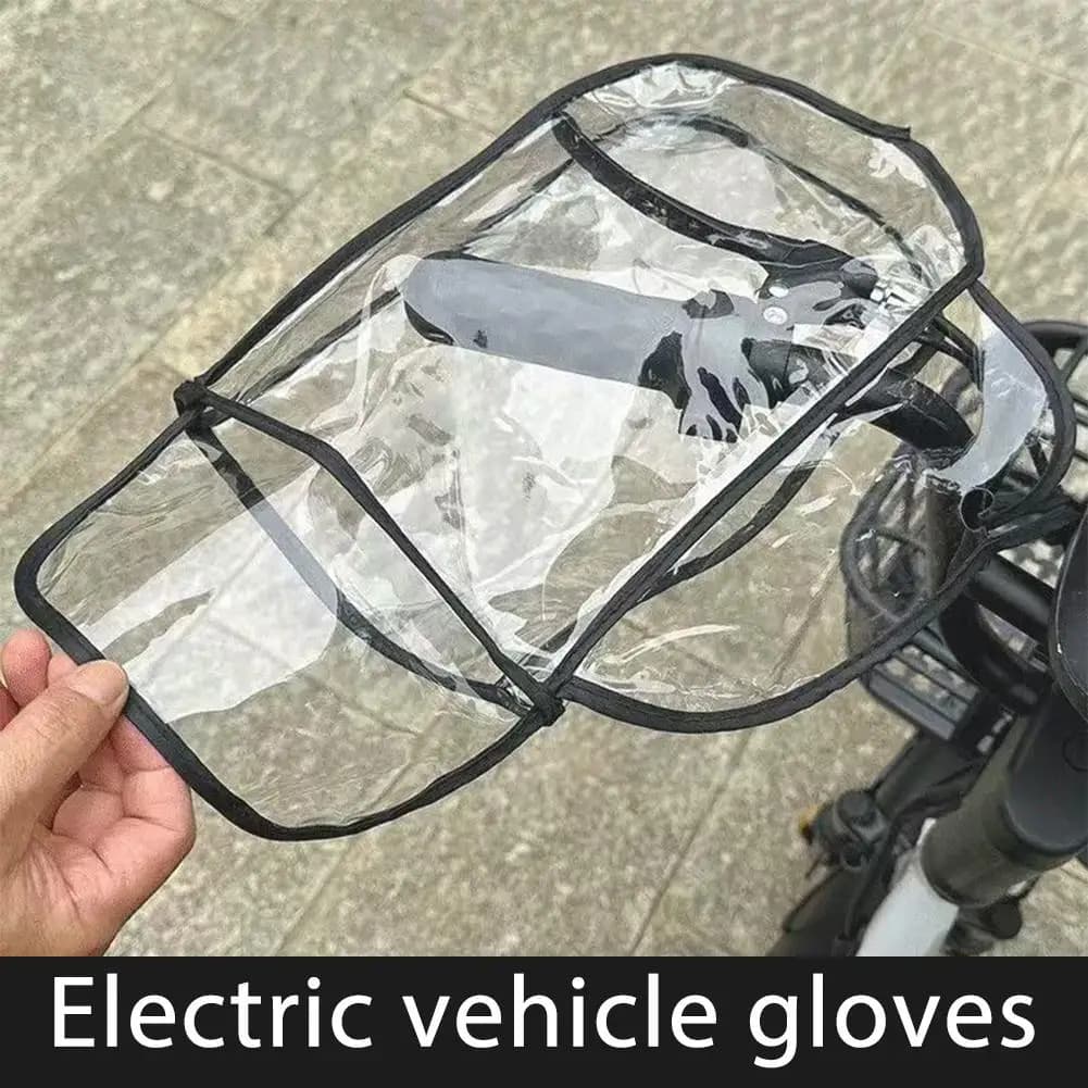 Electric Bike Gloves for Bicycle Cover for Water Resistant Transparent Gloves for Bikepacking Accessories for All Seasons