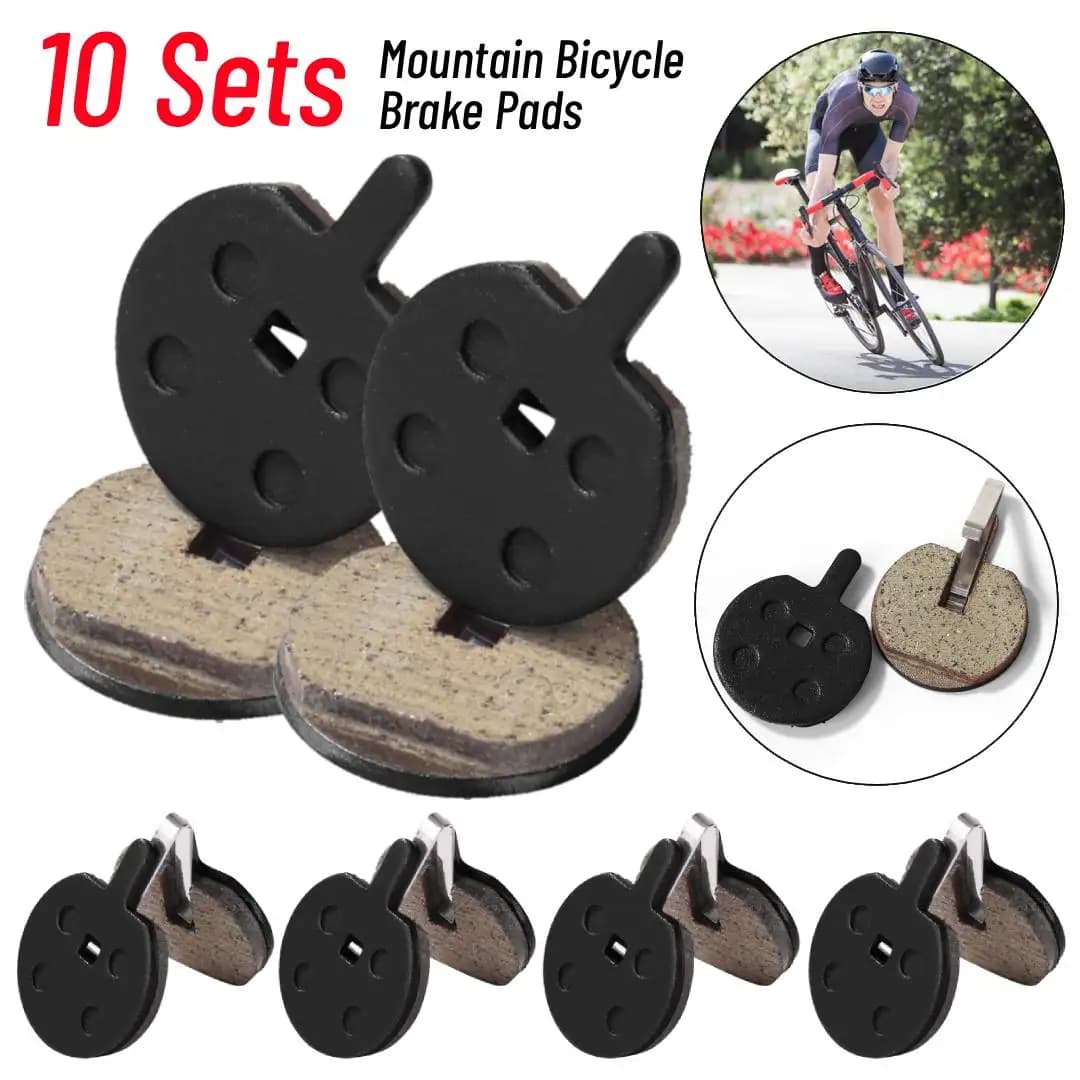 Set di 10 Pastiglie Freno per Bicicletta da Montagna, Silenziose e Resistenti all'Usura, Accessori per Ciclismo Compatibili con Jak5/B777/M188/M208