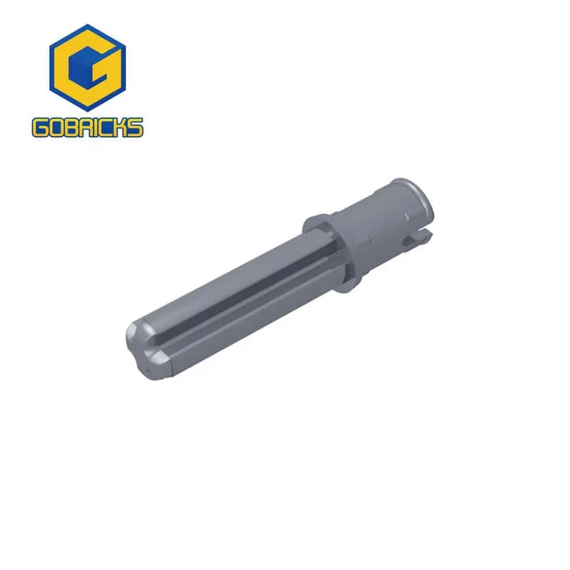 Gobricks 10PCS Mattoni Tecnico Asse 2 con Perno 3L con Cresta di Attrito longitudinalmente Compatibile con18651 Assembla Blocchi