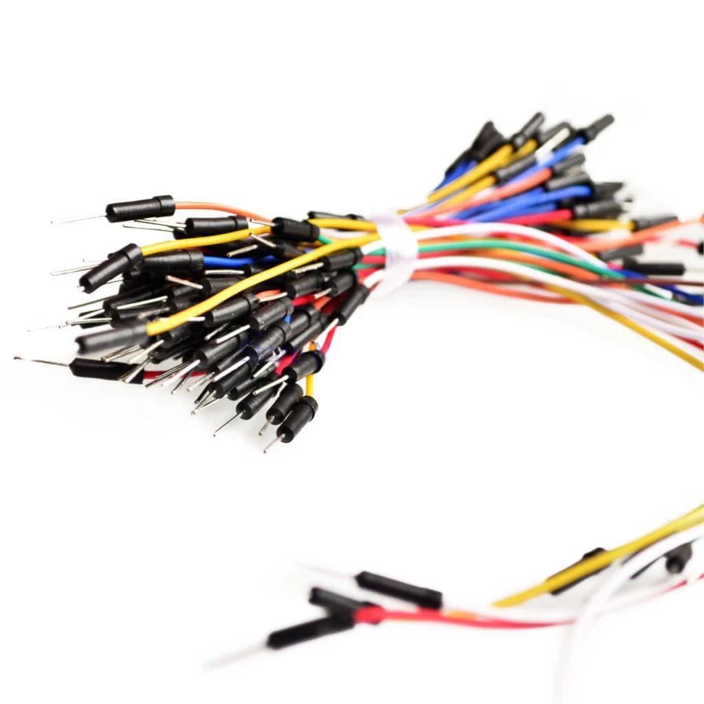 Cavo di salto maschio-maschio da 65 pezzi per breadboard Arduino,