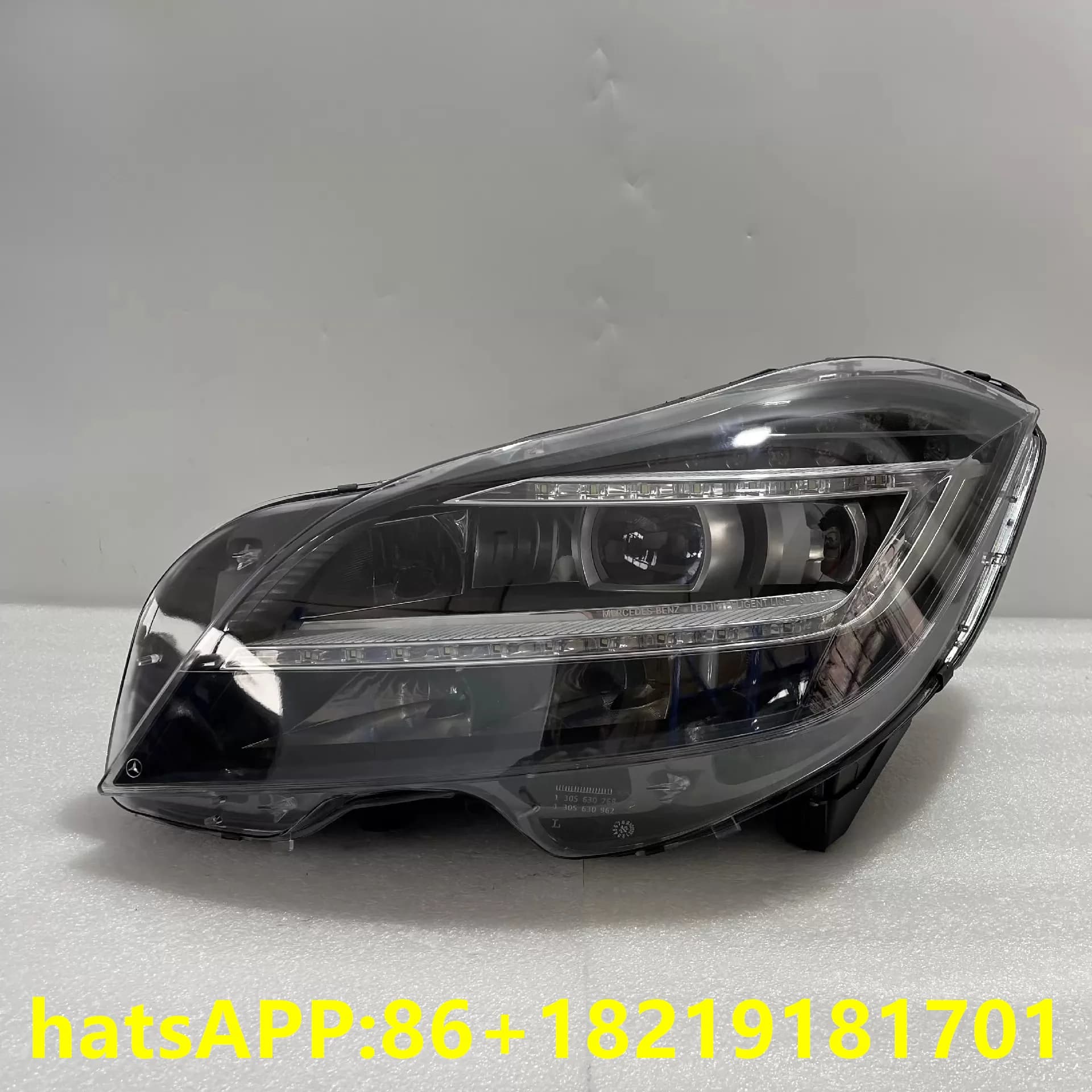 1 Pezzo per Fari Mercedes-Benz W218 2015-2018 CLS, Faro LED A2188204761, A2188204861 Versione EU, Gruppo Ottico a 3 Moduli