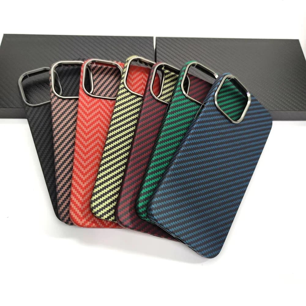 Real Carbon fiber case for iPhone 14 pro max case Ultra-thin Aramid fiber phone Cover for iPhone 14 pro max