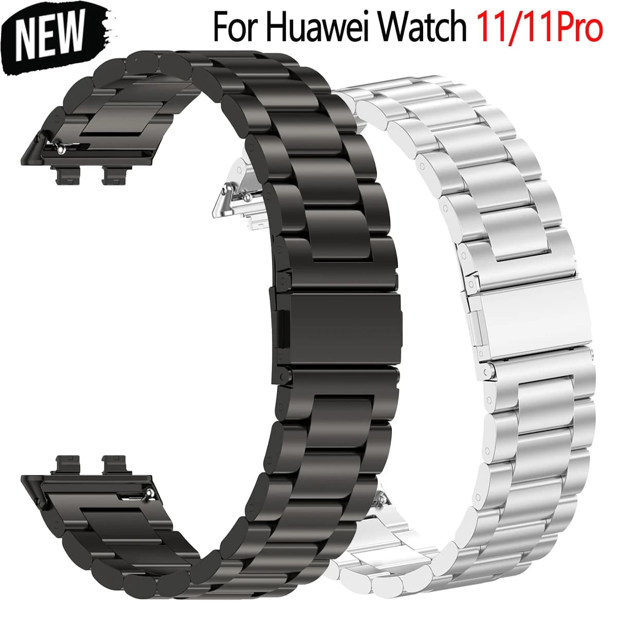 Bracciale in metallo per Huawei Watch 11/11Pro Cinturino regolabile da lavoro per Huawei Band 11/11Pro NFC Cinturino da uomo e donna in acciaio inossidabile