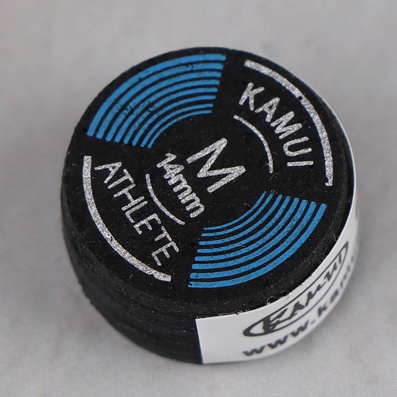 【AD】1 Pezzo Punta per Stecca da Biliardo Professionale 14MM S/M/H in Pelle di Qualità, Punta per Stecca da Biliardo a Nove Palle, Punta per Stecca da Snooker, Punta Dura o Morbida
