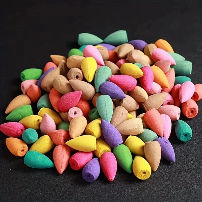 1 bottiglia di incenso a disco naturale puro per mini bruciatore di incenso meditazione reed diffusore estratto vegetale incenso di legno di sandalo