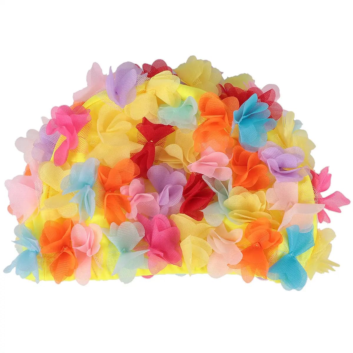 Light Floral Swimming Head in Premium Material, Protects Hair and Earrings, Easy to Wear, Fashion, Summer and Beach