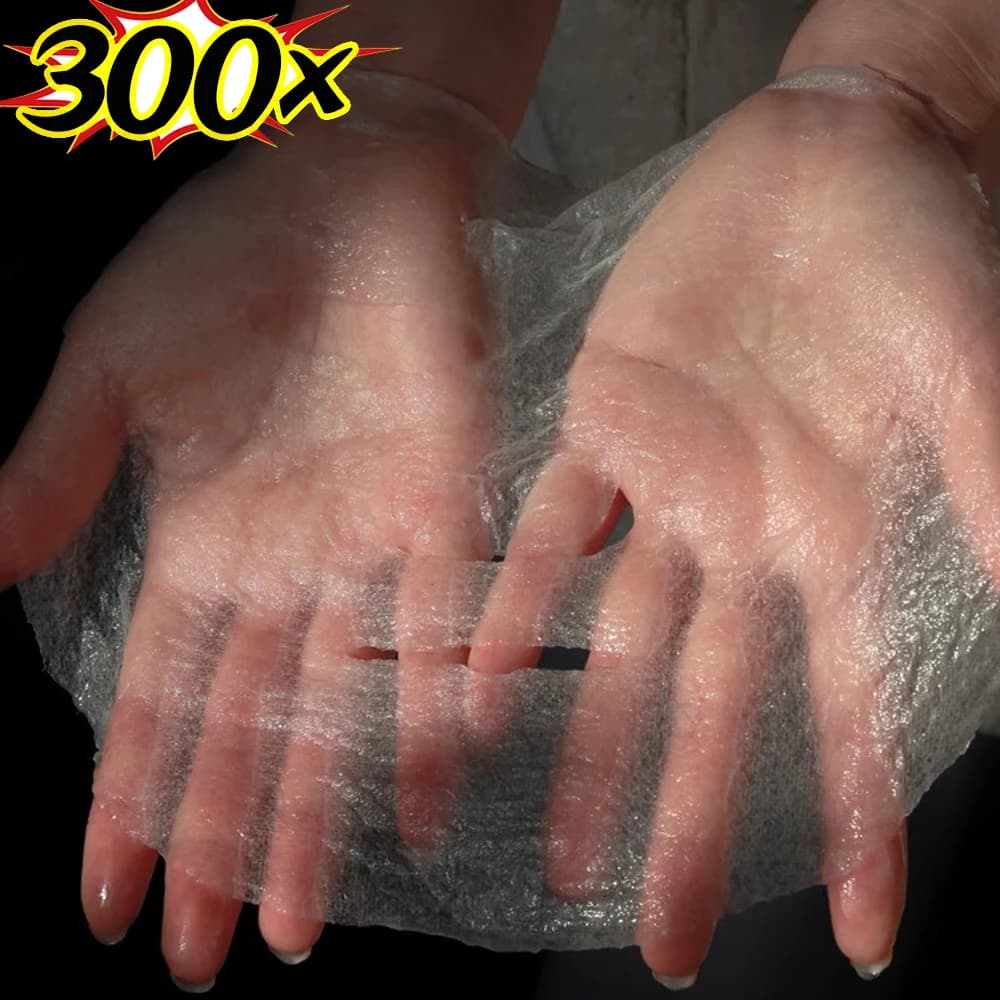 300 pezzi maschera per il viso compressa usa e getta maschera per il viso in tessuto non tessuto da viaggio portatile cura della pelle maschere avvolte in cotone pelle per il viso in carta