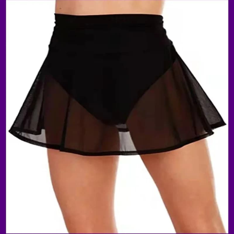 Bikini Sexy Cover Up Mesh gonna corta costumi da bagno traslucidi gonna a vita alta costume da bagno costumi da bagno costumi da bagno