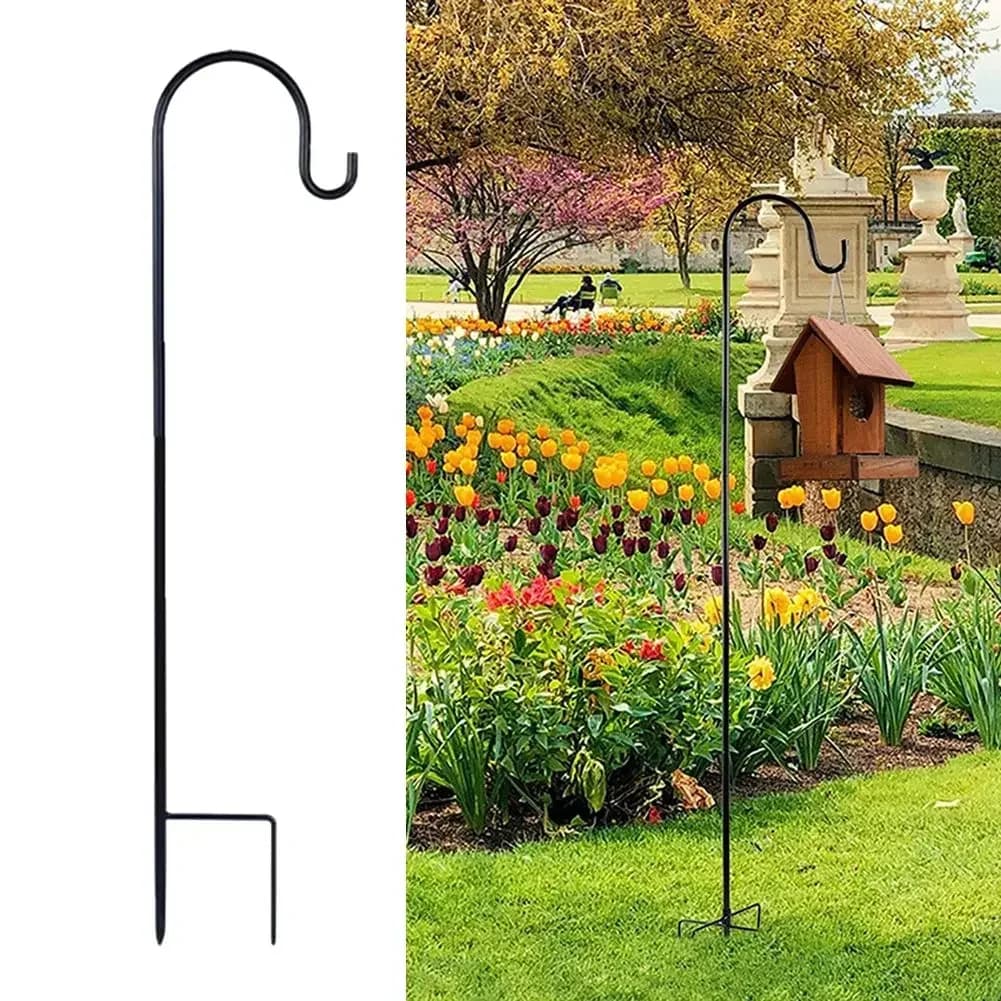 90/100/120cm Shepherd Hooks Plant Hook Craft Hook For Hanging Solar Lights Bird Feeders Outdoor Yard Garden Decor