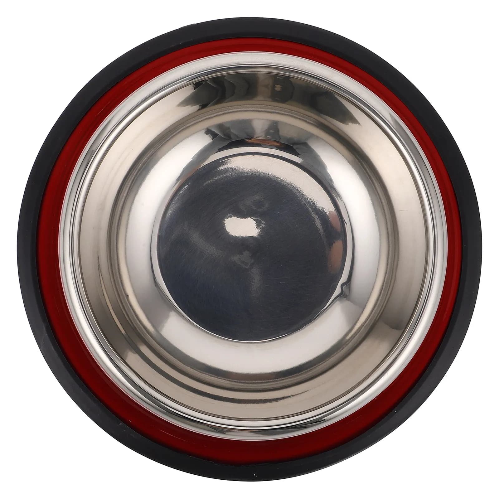 1Pcs 18Cm Non-Slip Double Pet Bowl Stainless Steel Dog Cat Feeding Basin Home Decor Ornamental Food Water Dish for Pets