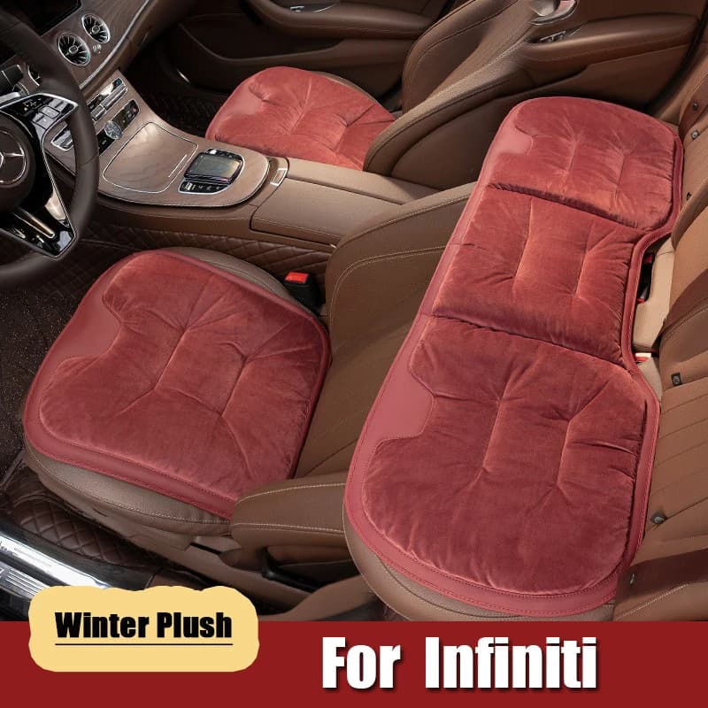 Car seat cushion flannel winter warm non-slip back seat soft Pad for Infiniti QX50 EX25 QX50 EX35 FX35 FX45 FX50 EX37