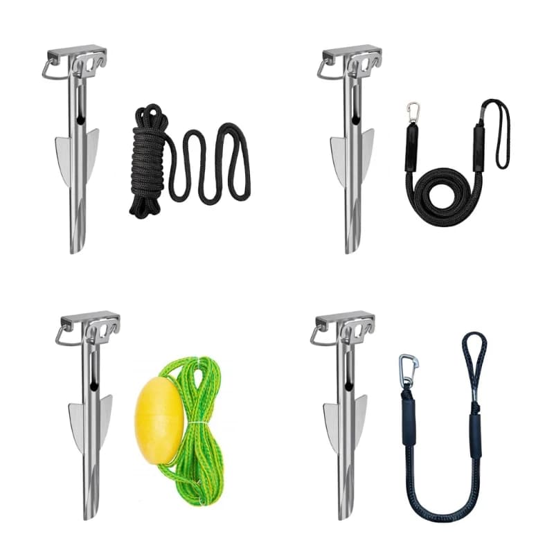 D8KE River and Beach Mooring Tool Anchors for Float Tubes and Small Boats