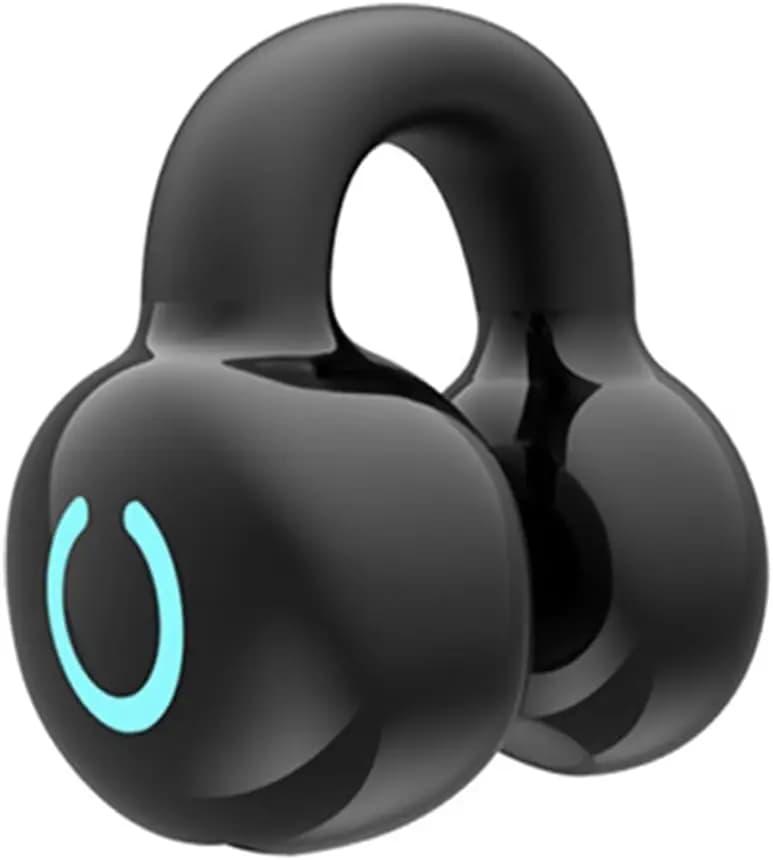Single Ear Bluetooth Headset Open Ear Comfort Headphones with 33ft Stable Range 10 Hour Playback Low Latency for Workouts Gaming