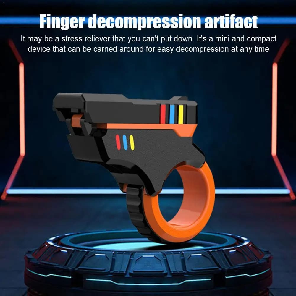 3D stampato EDC lenitivo Spinner giocattoli antistress forma regalo Fidget piccola pistola giocattoli per ansia e soffianti ADHD