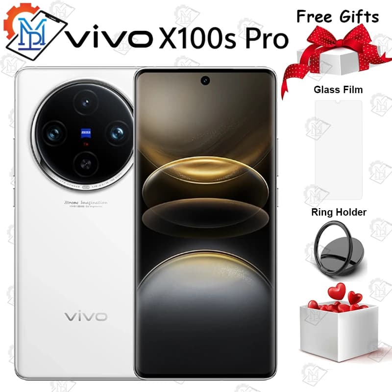 Telefono cellulare originale Vivo X100s Pro 5G 6.78 "AMOLED 120Hz Display Dimensity 9300+ Fotocamera 50MP Batteria 5400mAh AI Smarphone