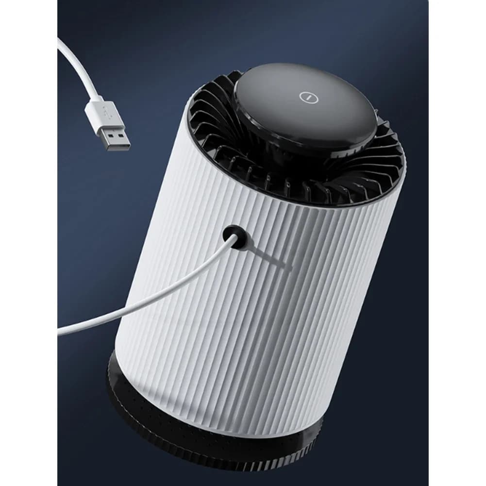 Purificatore d'aria compatto per piccoli spazi Filtro dell'aria per interni bianco e nero Deodorizzazione dell'aria fresca Ambiente interno sano