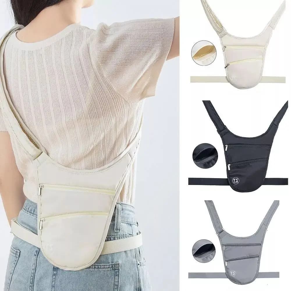 New Anti-theft Sports Waist Bag Big Capacity Multifunctional Invisible Belt Bag Travel Breathable Money Belt