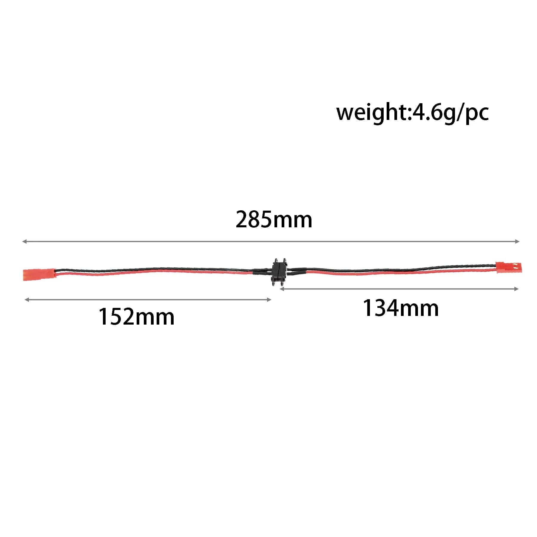 Da 1 a 1 Cavo di prolunga magnetico con spina JST Connettore a scatto con prolunga JST per parti di droni per barche elicottero per auto RC