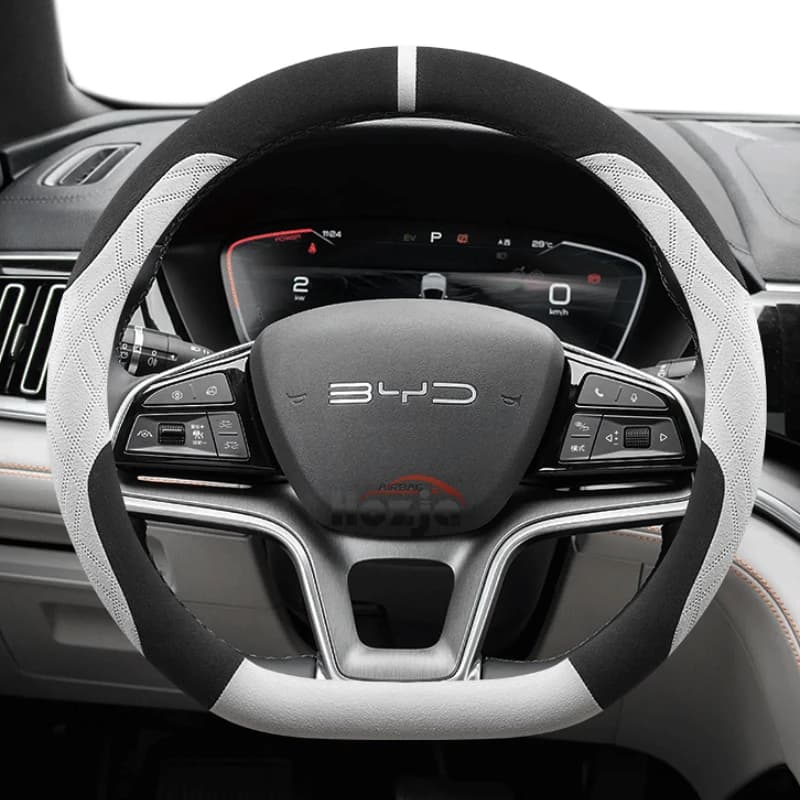 Coprivolante per auto in pelle scamosciata per BYD Song plus Song pro max dmi ev 2022 2023 2024 2025 Accessori auto per auto styling