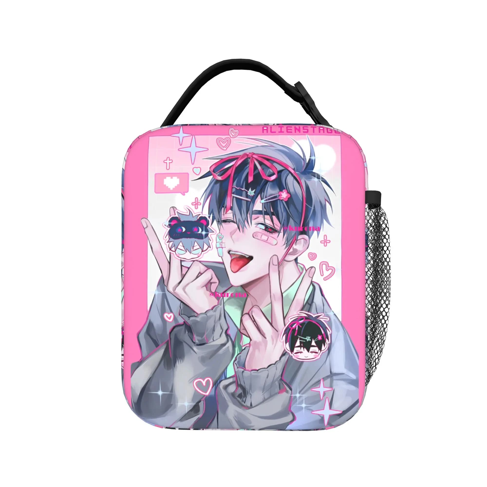Alien Stage Insulated Lunch Bag Thermal Bag Lunch Container Till Ivan Anime Tote Lunch Box Food Storage Bags School Outdoor