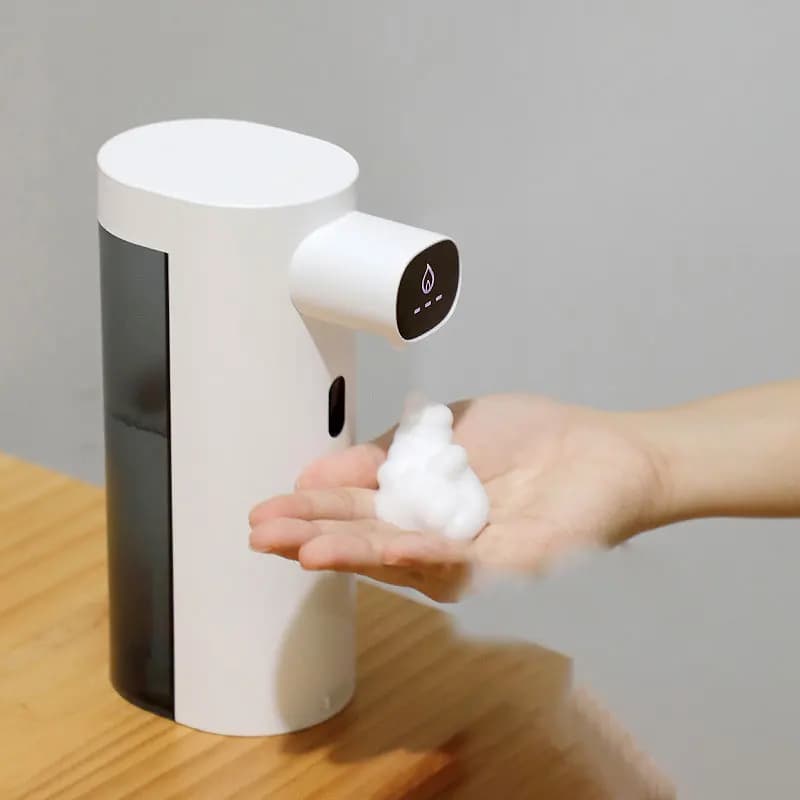 Dispenser di sapone in schiuma con sensore intelligente, dispenser automatico di disinfettante per le mani, dispenser automatico di detergente con sensore, dispenser per lavaggio cellulare per bambini