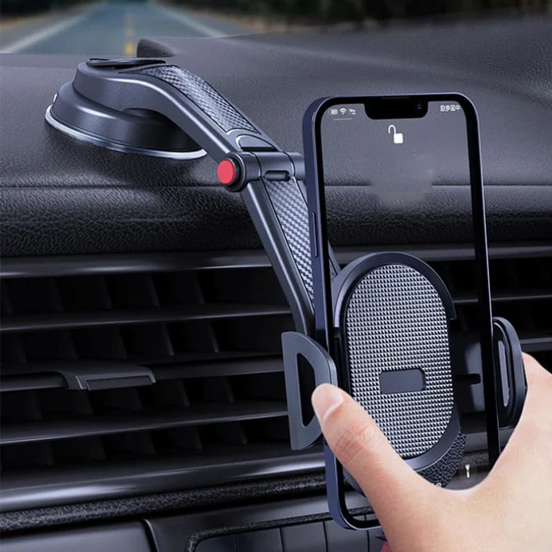 Supporto universale per telefono per auto con ventosa Supporto per telefono cellulare Supporto per auto Nessun supporto GPS magnetico Rotazione a 360 gradi per cellulari