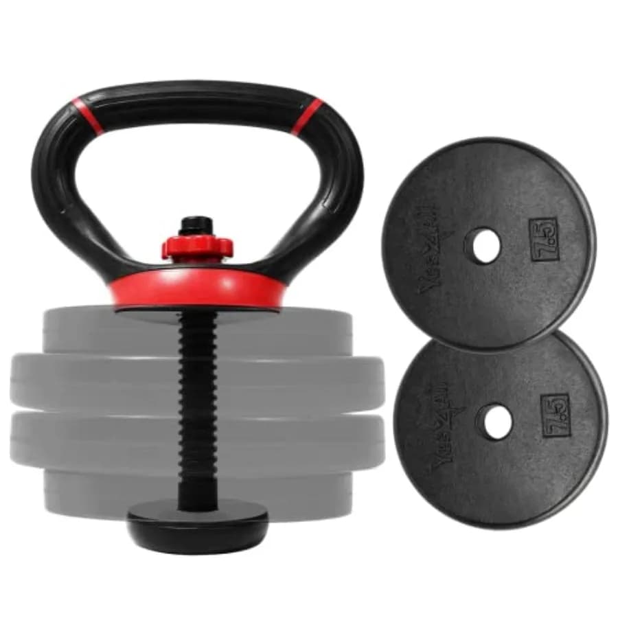 Maniglia Regolabile per Kettlebell, Convertitore per Pesi e Manubri, per Allenamento di Forza, Kettlebell per Palestra Domestica