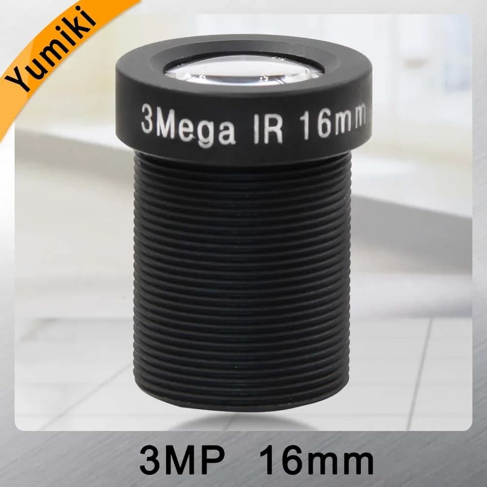 Yumiki 3.0 Megpixel M12 MTV 16mm 3MP HD CCTV Camera Lens IR di Sicurezza HD Obiettivo Della Fotocamera Diaframma Fisso