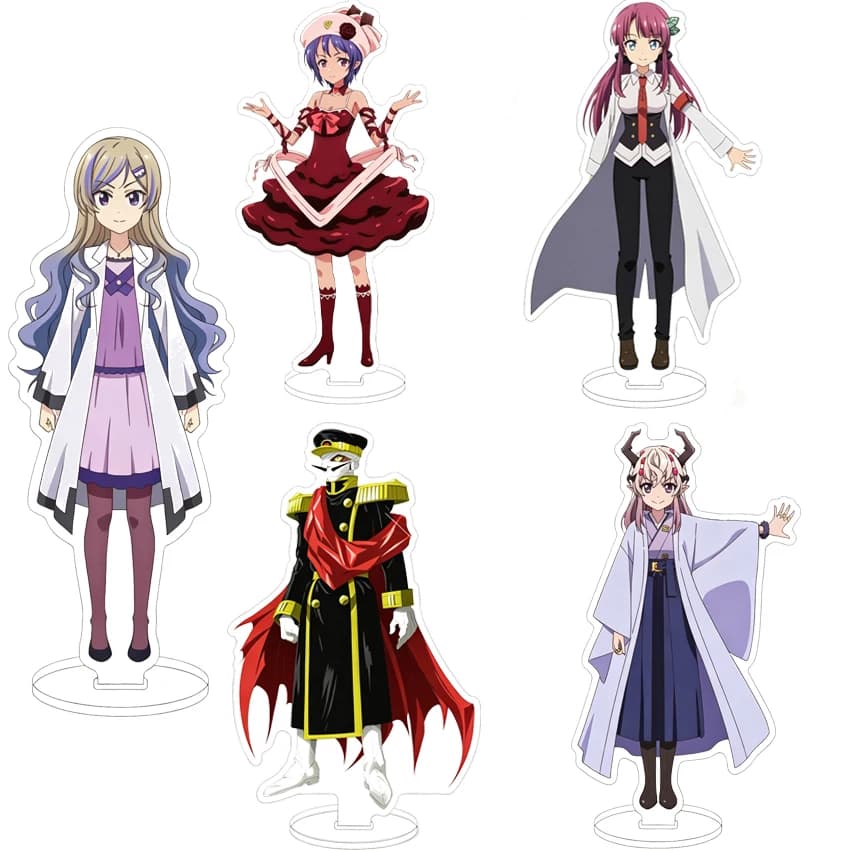 16CM Acrylic Figure Stand Anime Miss Kuroitsu from the Monster Development Department‌ Kuroitsu Touka Cos Ornaments Gifts