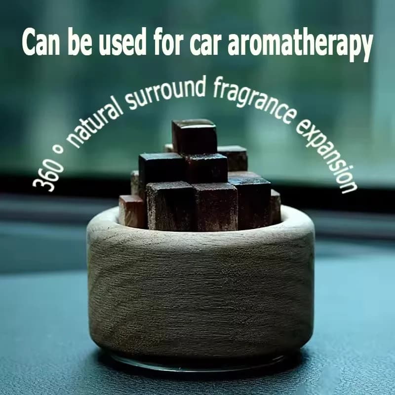 Diffusore di Oli Essenziali in Legno di Faggio, Aromaterapia Sferica, Miglioramento della Fragranza Domestica, Elimina gli Odori, Decorazione Ecologica per la Casa