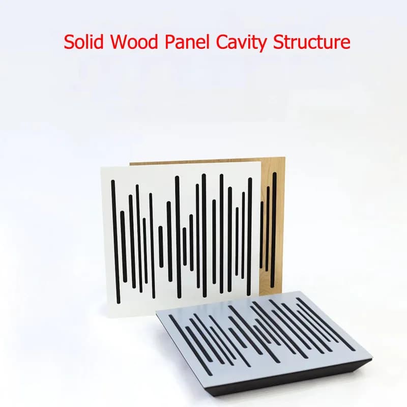 Dimensioni 60x60x7 cm, riduce l'eco per lo studio musicale di registrazione HIFI Russia/Giappone Cliente, scheda diffusore fonoassorbente in legno perforato