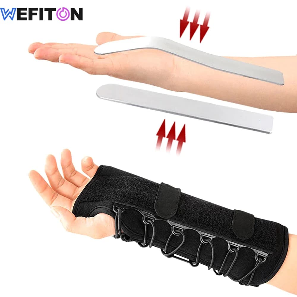 Supporto per tutore da polso da 1 pezzo per tenosinovite De Quervain, sindrome del tunnel carpale, artrite, distorsioni e supporto per avambraccio Cast Sport