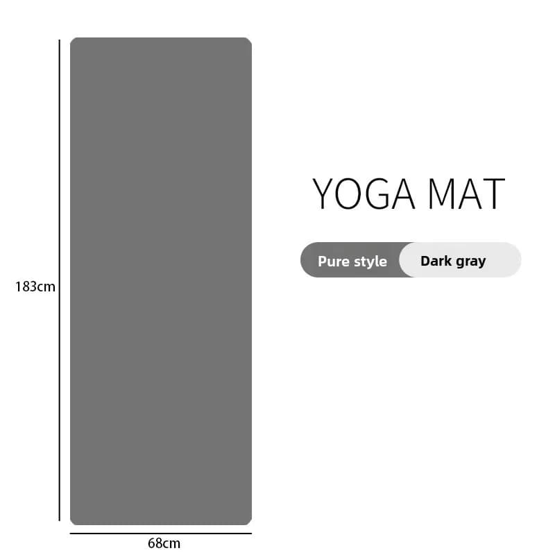 Pu Natural Rubber Yoga Mat Anti Slip Alignment Lines Thick Luxury Home Use Wholesale Workout Mat Yoga Mat Exercise Mat Yoga