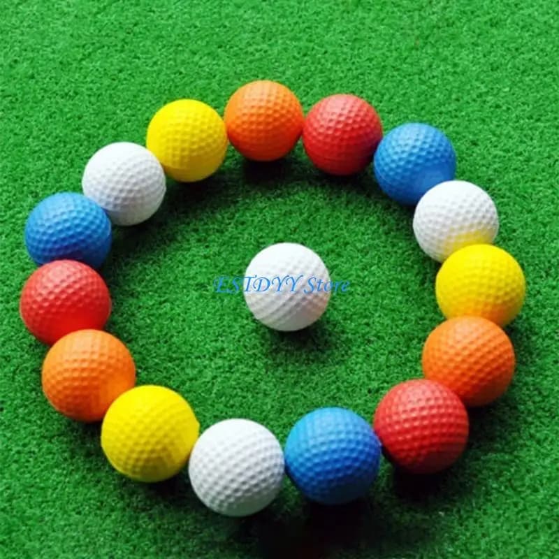 G6DE Confezione da 10 palline da golf in schiume elastiche, morbide palline da allenamento per golf