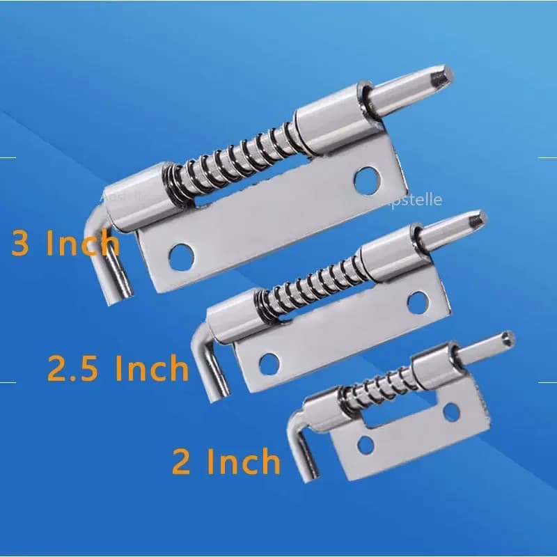 1Pc In Acciaio Inox 304 Caricato Cerniera Bisagras Bullone di Sicurezza Barile Chiusura Per La Saldatura di Distribuzione Industriale Cabinet Hardware