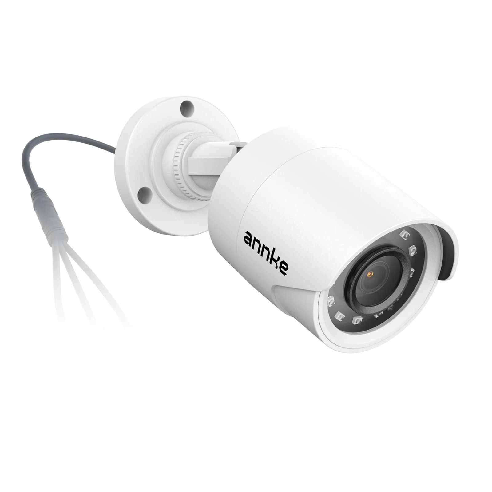 ANNKE 1080P 4-in-1 HD Security Camera, 2MP AHD/TVI/CVI/CVBS Bullet Camera, 66ft Smart IR Night Vision, 3.6mm Lens 80° View, Digital WDR, 3D DNR, IP66, Indoor/Outdoor