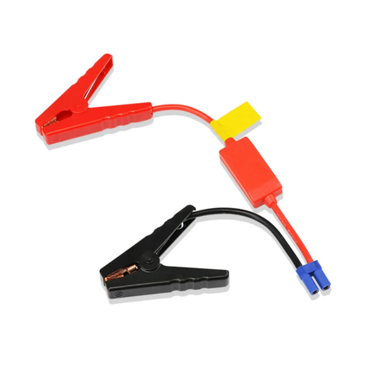Cavi di avviamento portatili per auto con clip a coccodrillo lunghi, connettore di alimentazione per avviamento di emergenza della batteria del veicolo