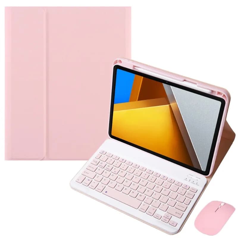 Tastiera spagnola russa tedesca per custodia per tastiera Xiaomi Poco Pad con supporto per slot per matita per custodia Redmi Pad Pro da 12,1 pollici