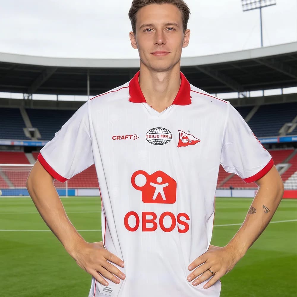Nuova Maglia da Calcio Norvegese 2026 Fredrikstad, T-shirt da Calcio per Uomo, Kit Speciale per Bambini, Maglia da Partita, Abbigliamento Casual