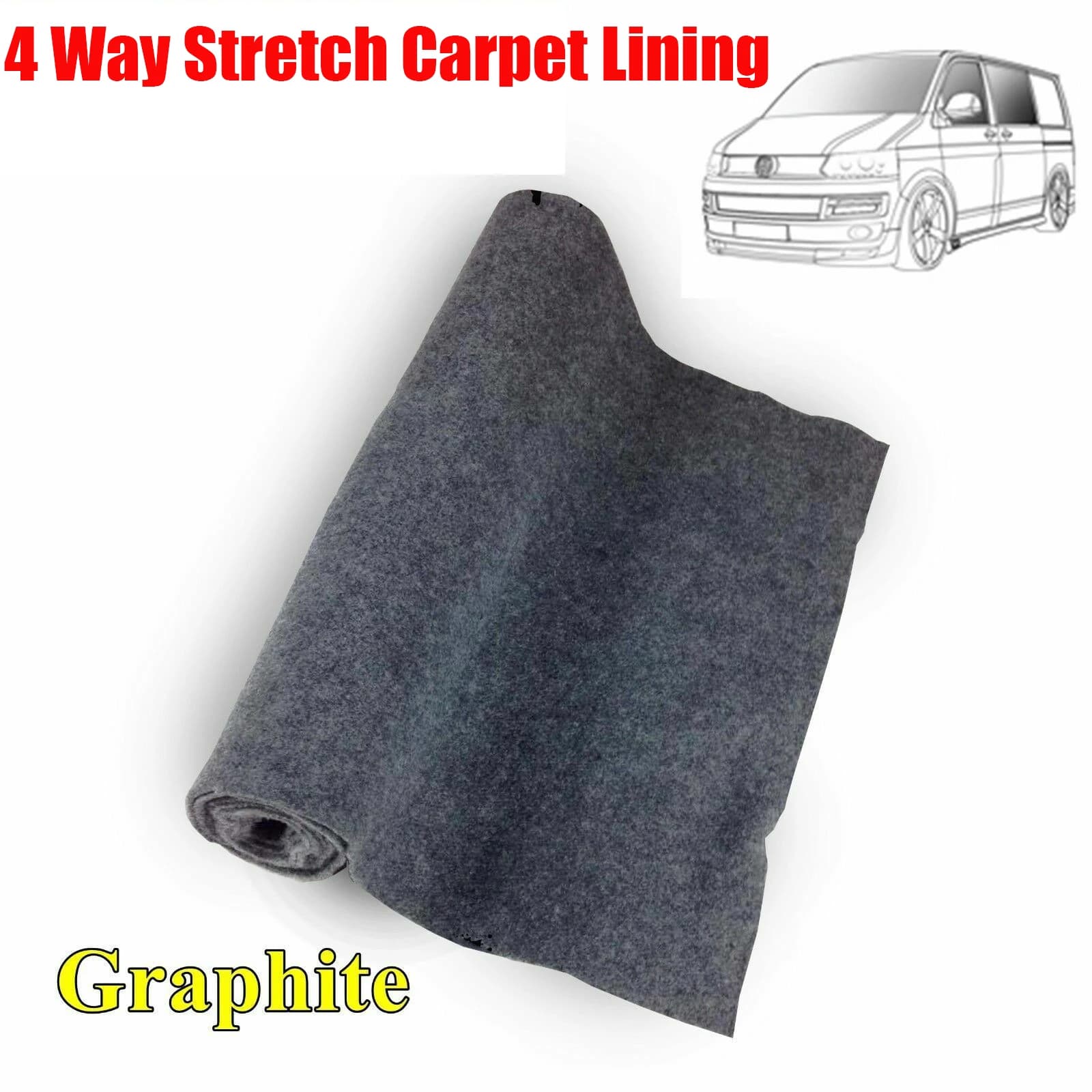 1x2m RV Liner Carpet for VW T5 Transporter Caddy High Temperature Resistant Felt Mat for Camper Van Camper Caravan