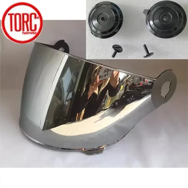 Visiera per casco originale TORC per base scudo per obiettivo T135/T1 Fodera per casco Comodo accessorio per moto traspirante