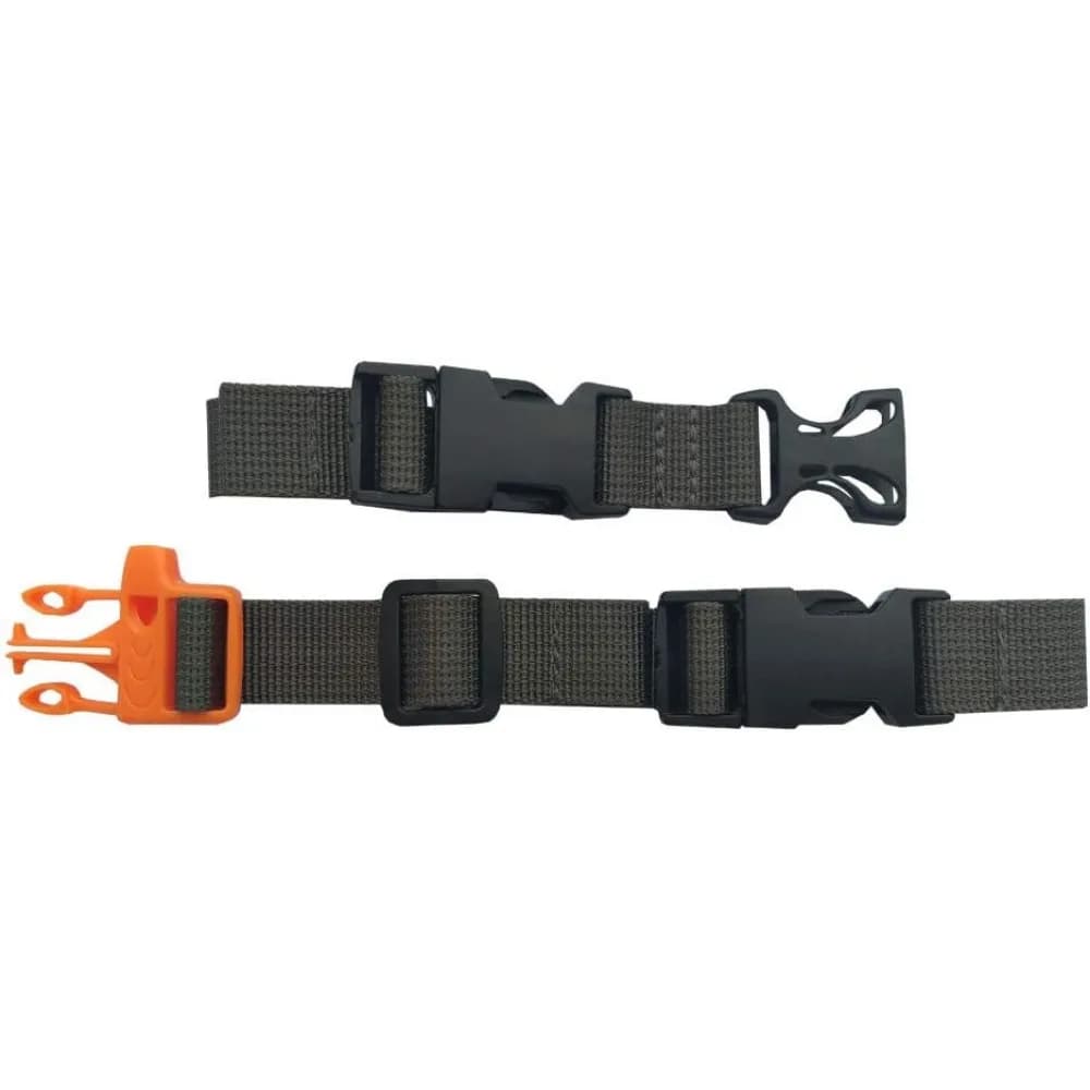 Nylon Adjustable Universal Backpack Chest Strap in Wolf Grey