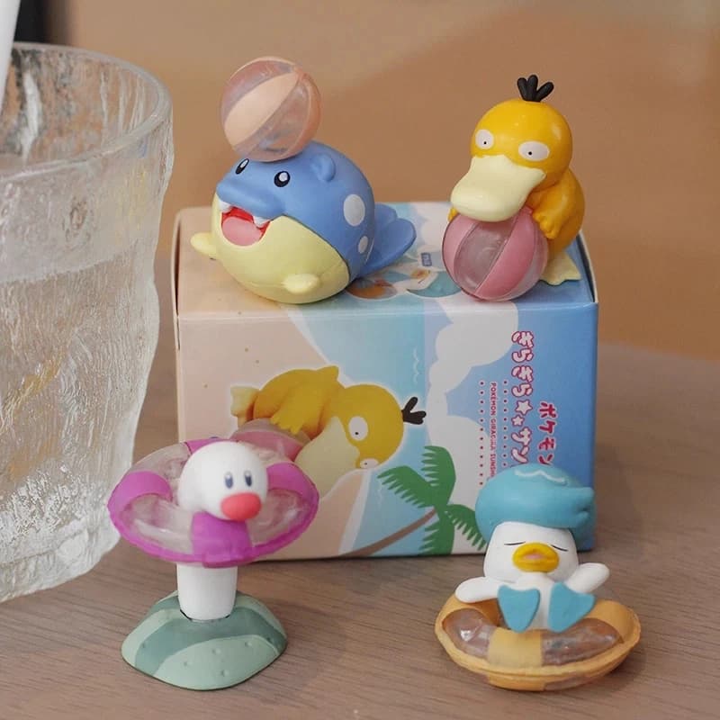 La bambola a forma di cerchio di nuoto per giochi da spiaggia estivi per animali domestici può raggiungere la scatola cieca con sigillo per anatra, ornamento da tavolo, regalo per il compleanno