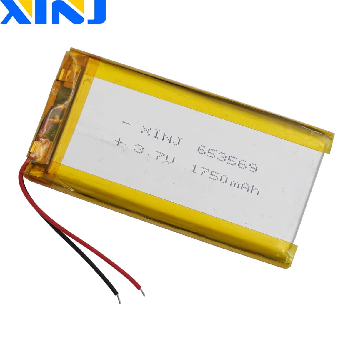 3.7 V 1750 mAh 6.47 Wh 653569 Rechargeable Li Lipo Polymer Battery For GPS Bluetooth Speaker LED DashCam Driving Recorder