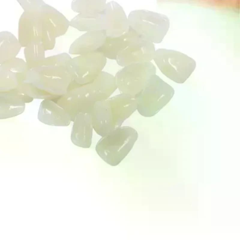Temporary Dentali Faces for Whitening, Dentali Membranes with Ultra Soft White Faces in Resin for Front Tooths