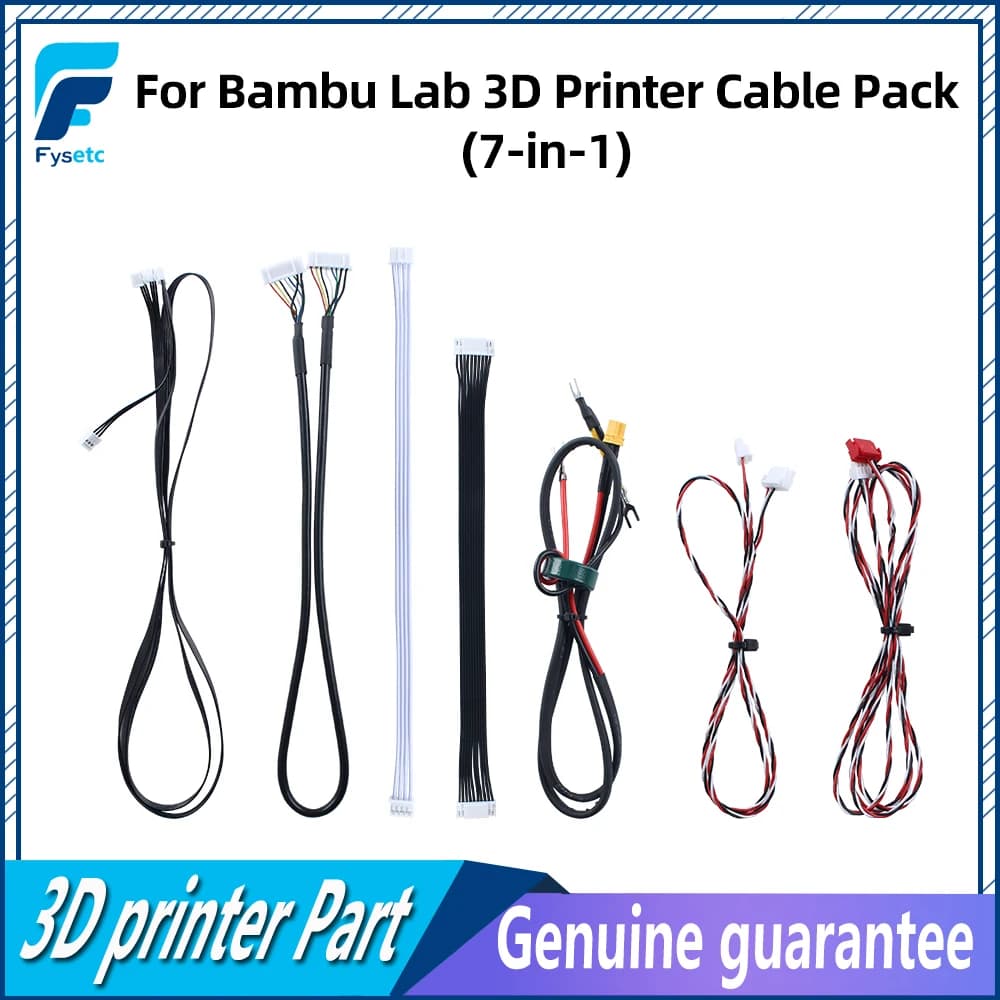 Cavo (7-in-1) per stampante 3D Bambu Lab, compatibile con gli accessori per stampanti 3D Bambu Lab H2D/H2C/H2S