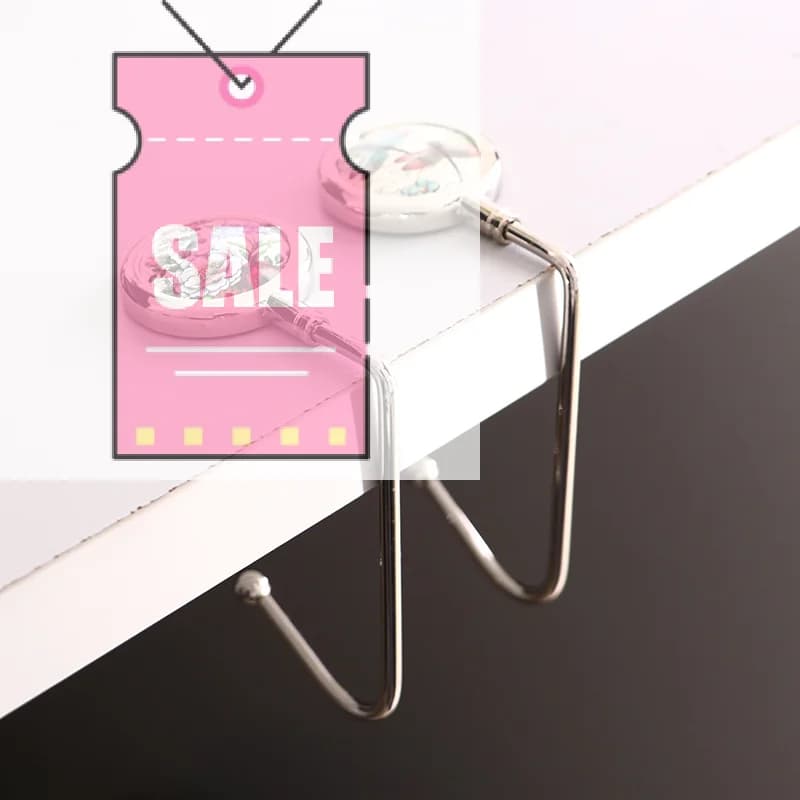 Bag Hook Portable Foldable Folding Table Purse Bag Hook Hanger Holder Handbag