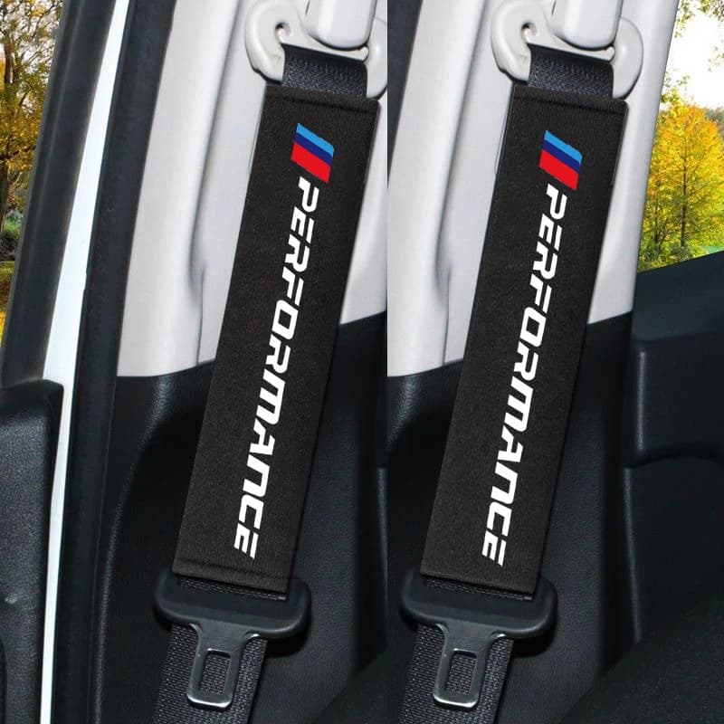 Cuscinetti per Cinture di Sicurezza e Poggiatesta Auto per BMW Performance F25 F26 F15 F16 E91 E92 E90 E60 E84 G22 G32 F30 F36 G30 G20 Accessori