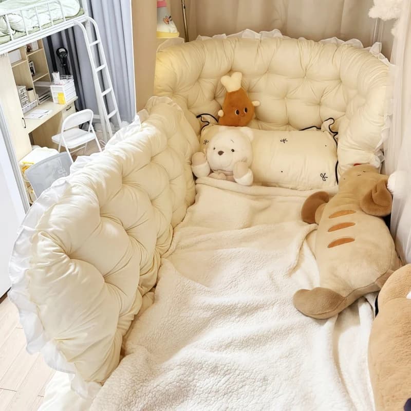 Cuscino per Letto, Poggiatesta per Dormire, Cuscino Grande per Studenti, Cuscino in Tessuto Artistico per Casa